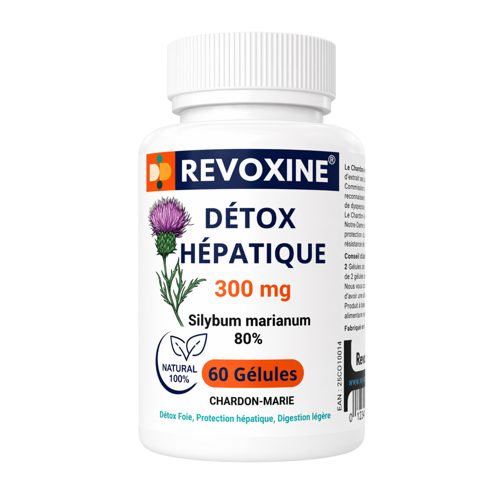 Détox Hépatique 300 mg 60 gélules