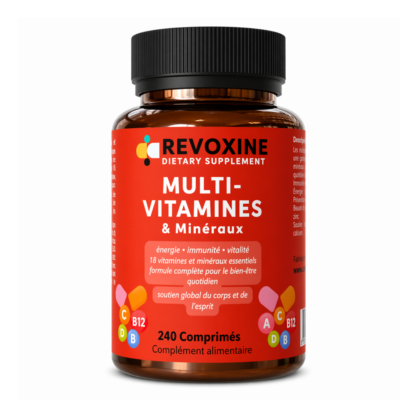 Multi-Vitamines & Minéraux – 240 Comprimés