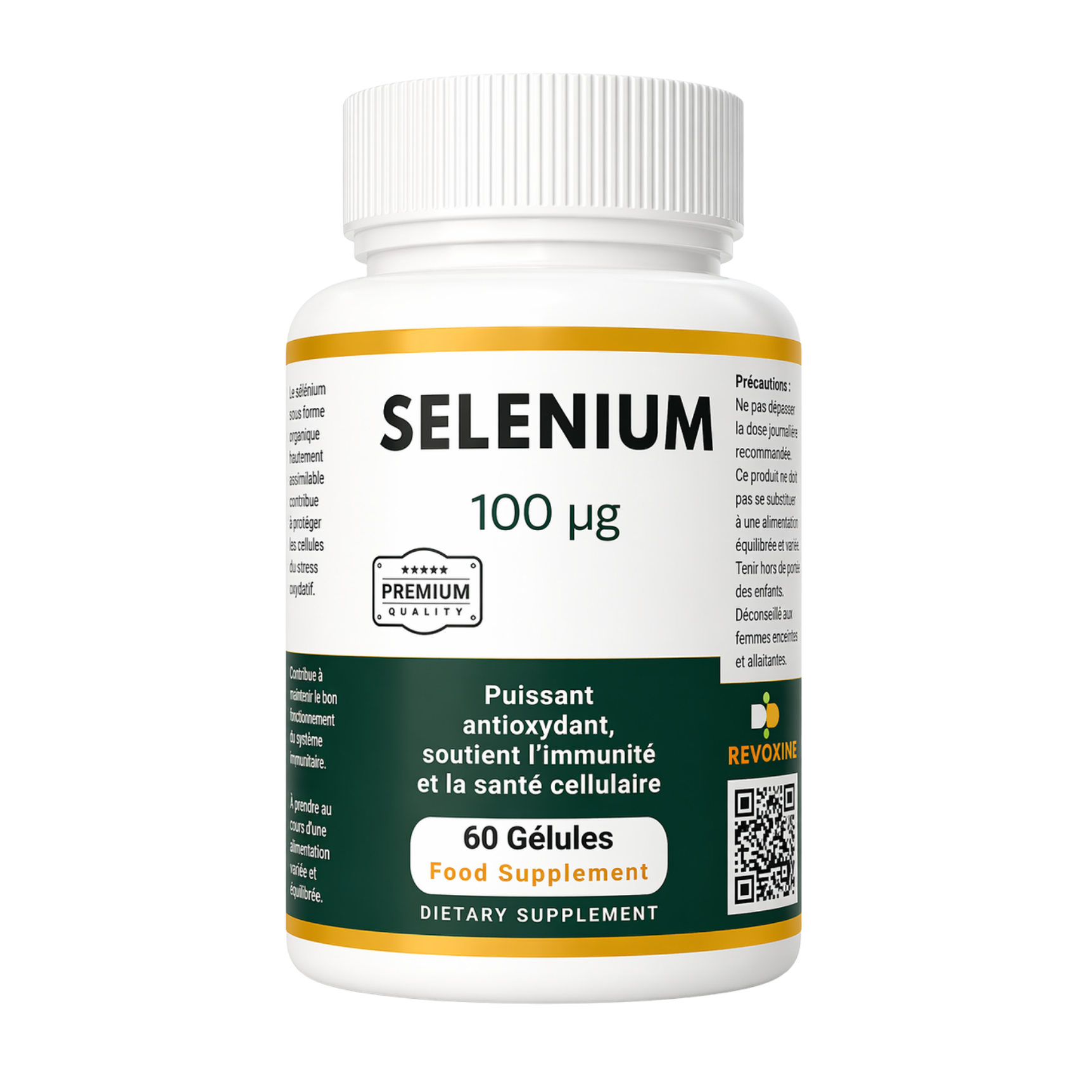 Sélénium 100 µg – 60 Gélules