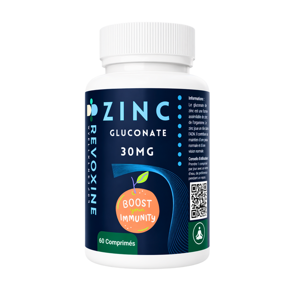 Zinc gluconate 30 mg – 60 comprimés