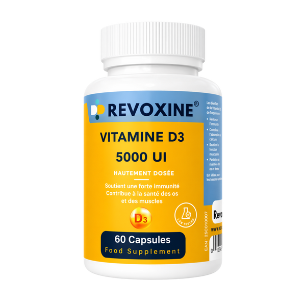Vitamine D3 5000 UI – 60 capsules