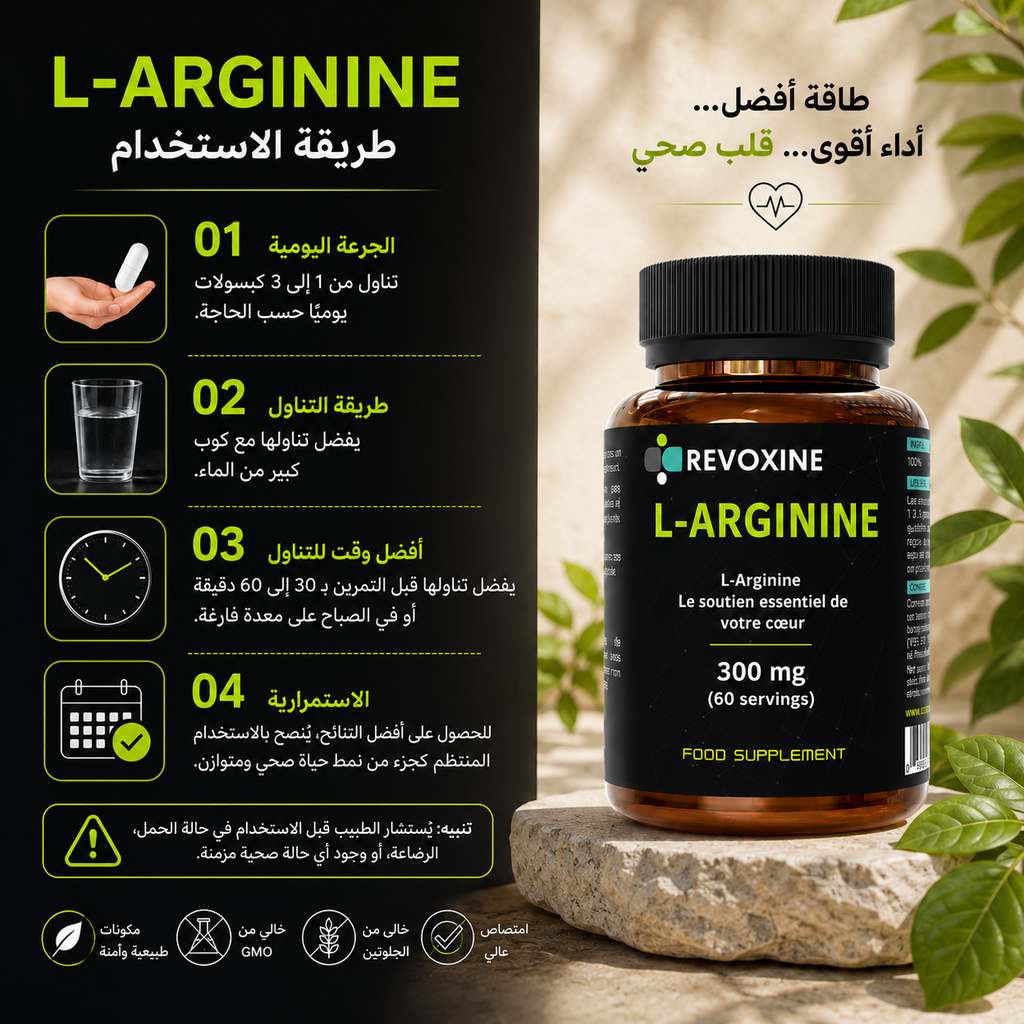 L-Arginine - 60 Gélules