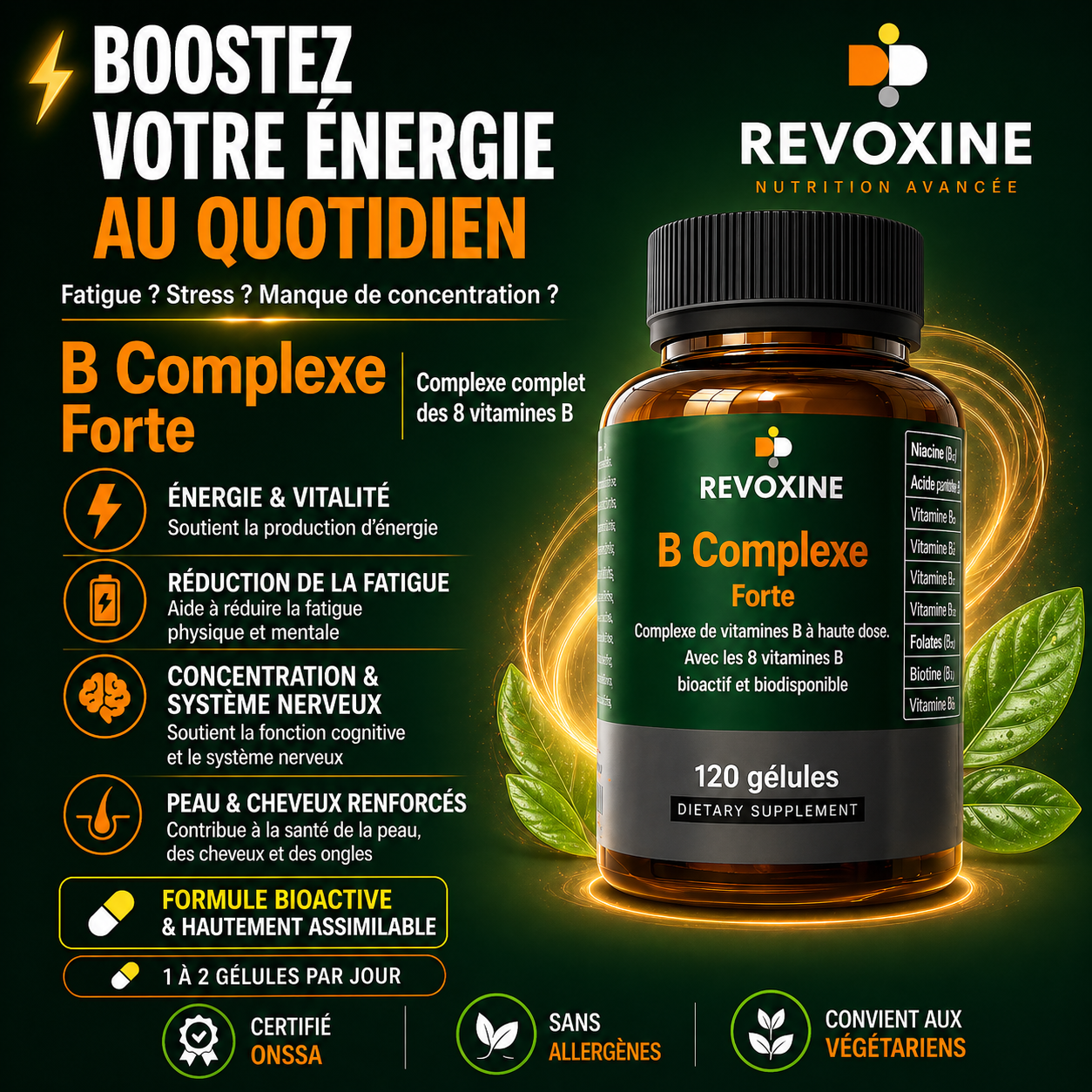 B-Complexe  – 120 Gélules