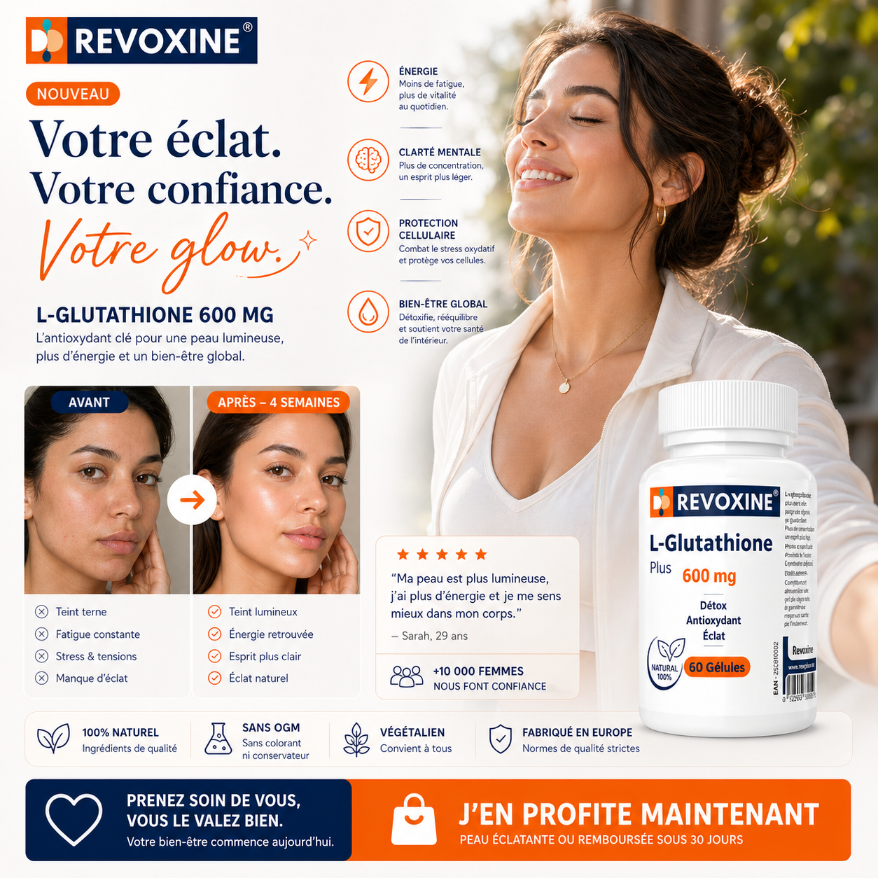 L-Glutathione – 60 Gélules