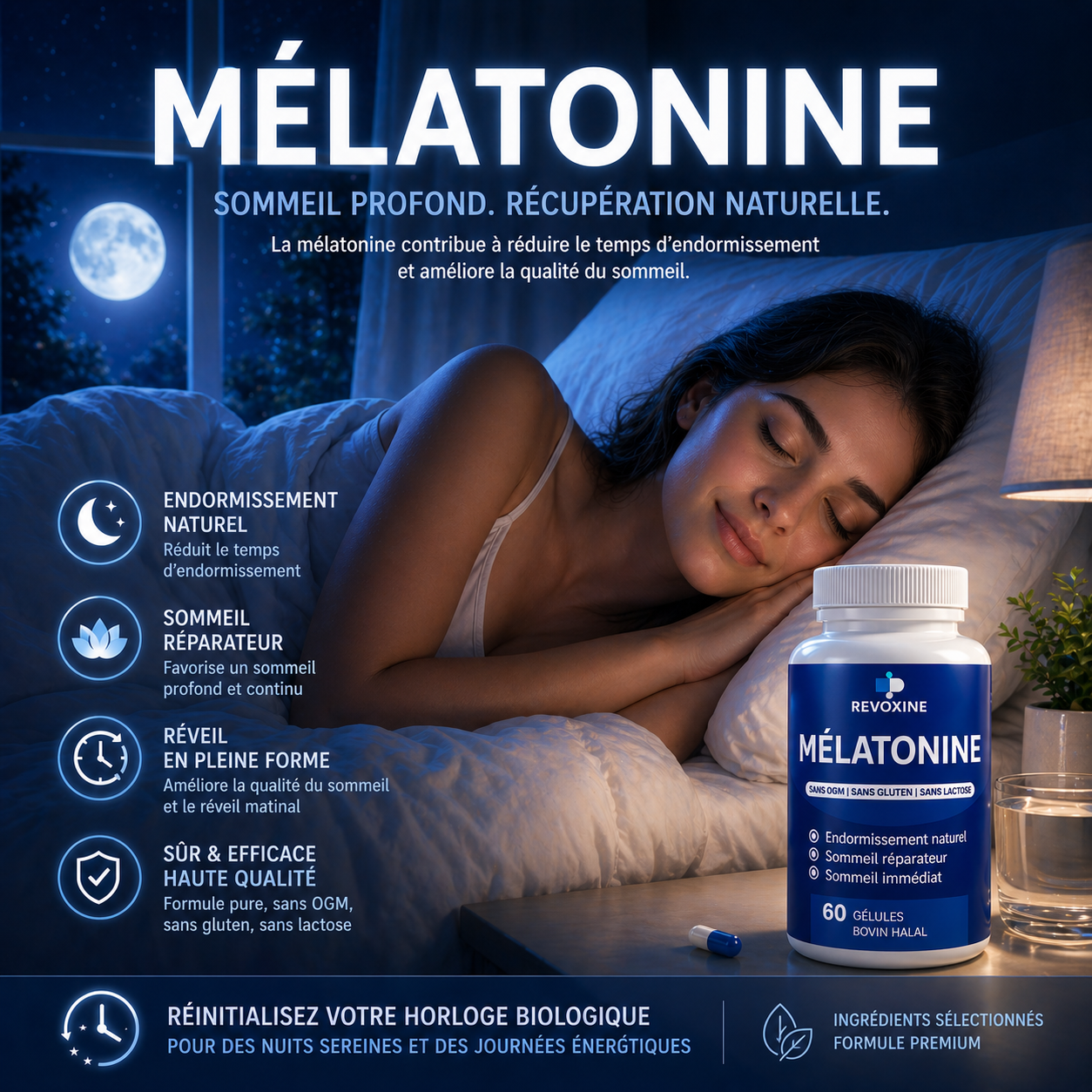 Mélatonine 2 mg – 60 Gélules