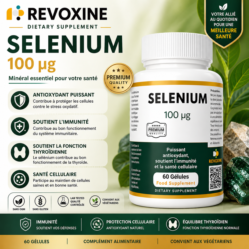 Sélénium 100 µg – 60 Gélules