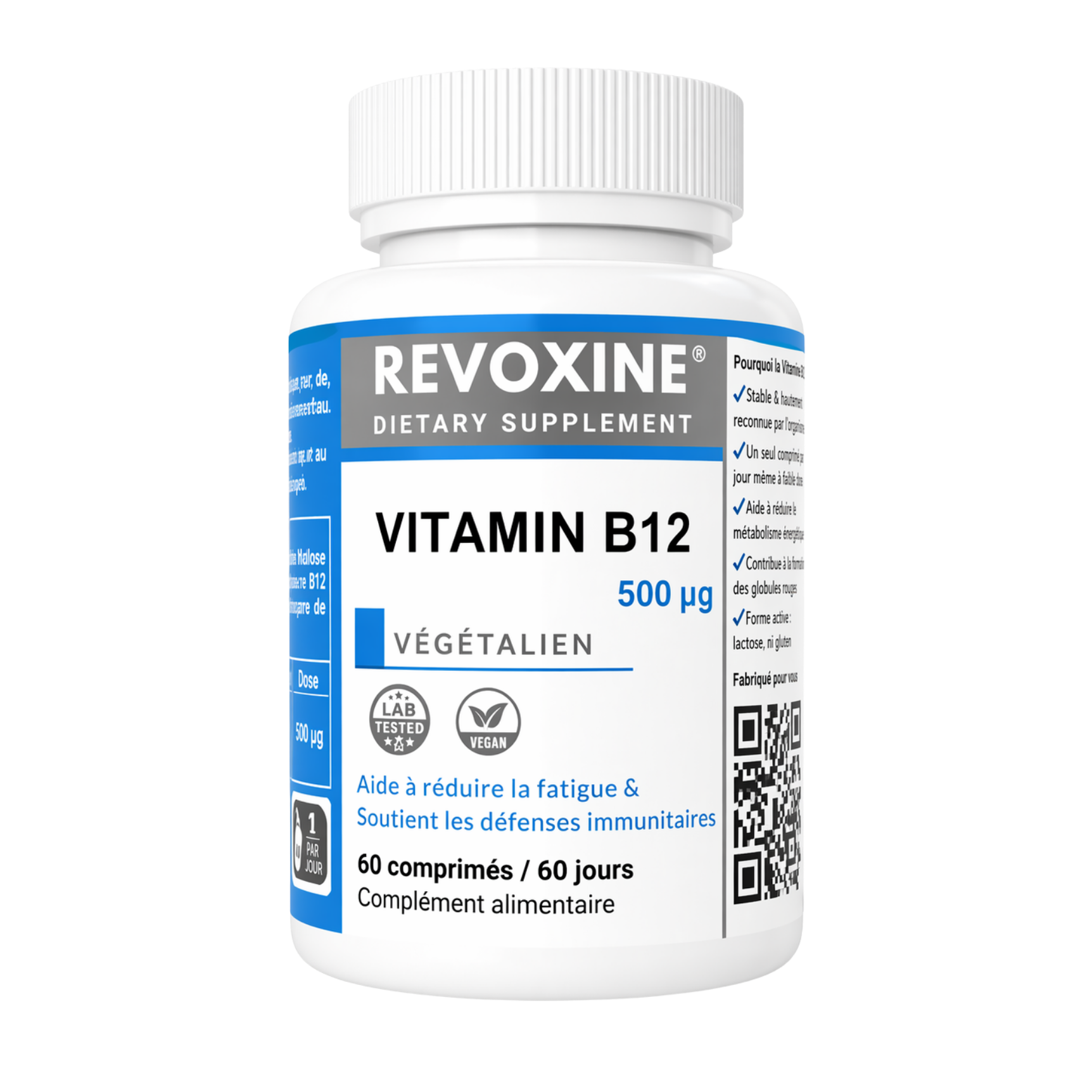 Vitamine B12 500 µg  60 comprimés