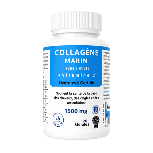 Collagène Marin & vitamine C – 120 Gélules