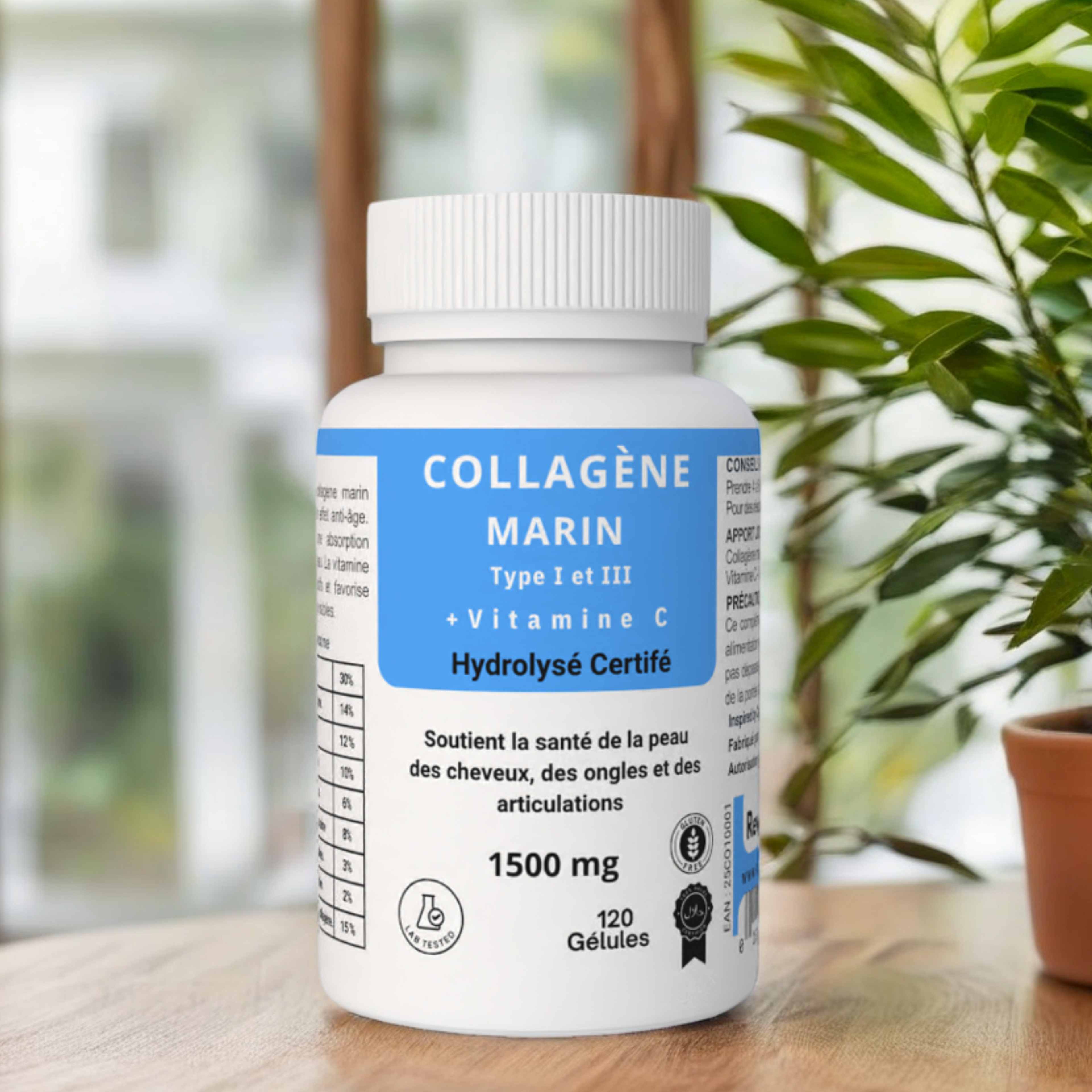 Collagène Marin & vitamine C– 120 Gélules