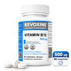Flacon Vitamine B12 500 µg Revoxine – 60 comprimés