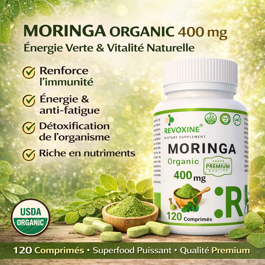 MORINGA ORGANIC 400 mg – 120 comprimés